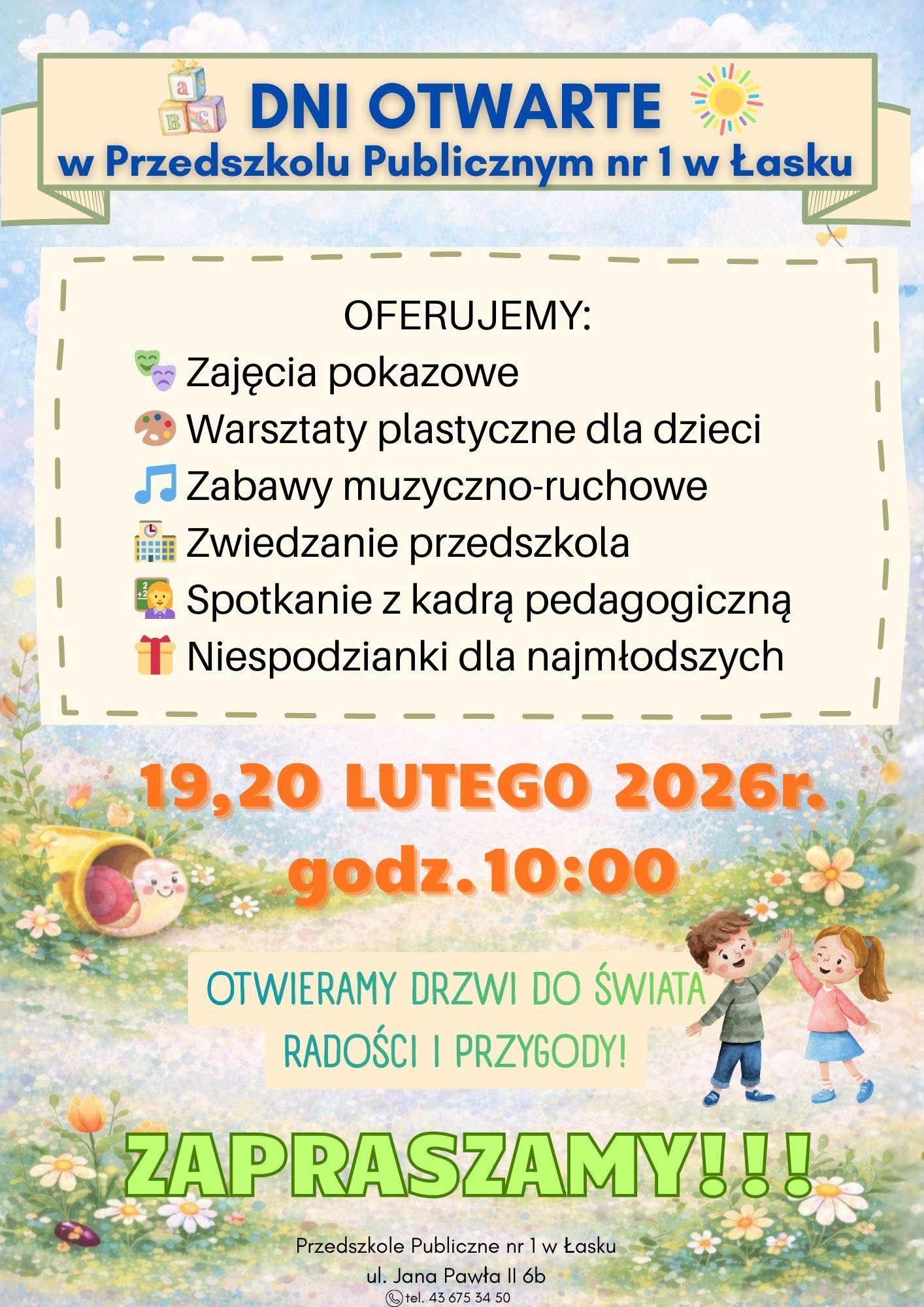 Dni otwarte w 2026 r.