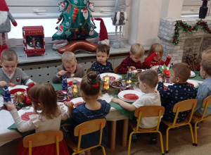 Wigilijny obiad w przedszkolu