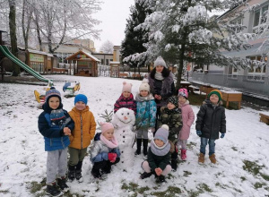 "Biedroneczki" i ich zimowe zabawy