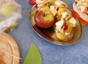 Owocowe szaszłyki u "Słoneczek"