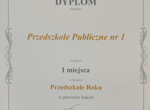 Przedszkole Roku w Powiecie Łaskim