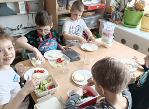 "Kulinarne rewolucje" u przedszkolaków z grupy "Słoneczka"