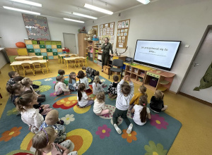 Spotkanie z panią leśnik w grupie "Motylki"