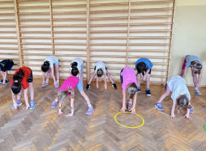 Zajęcia sportowe w grupie "Motylki"