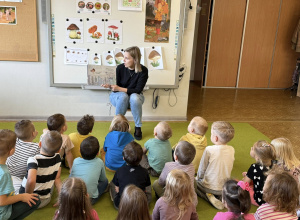 Wizyta Pani Psycholog w grupie "Stokrotki"